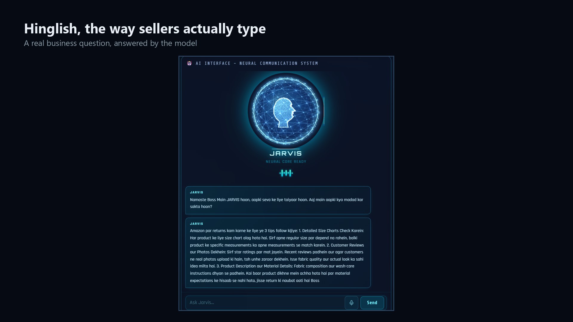 JARVIS — AI Seller-Ops Platform for India